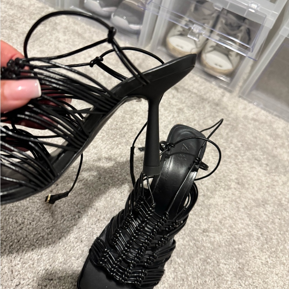 Zara Strappy Women's Heels - Picture 4 of 4